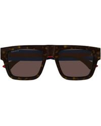Gucci - Eyewear Square Frame Sunglasses - Lyst