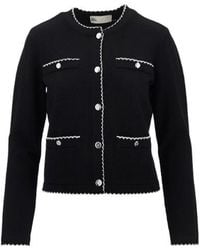 Tory Burch - Long-Sleeved Cardigan - Lyst