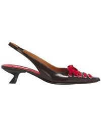 Marni - Lace-Up Slingback Heeled Pumps - Lyst