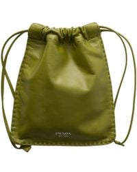 Prada - Drawstring Clutch - Lyst
