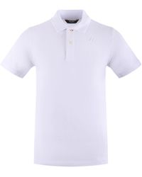 K-Way - Logo Patch Short-Sleeved Polo Shirt - Lyst