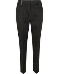 Peserico - Bead-Embellished Tailored Trousers - Lyst
