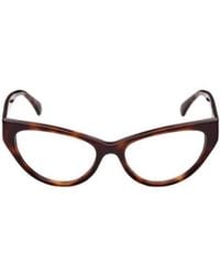 Max Mara - Cat-Eye Frame Glasses - Lyst