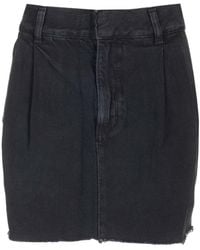 Agolde - Belt-Loop Denim Skirt - Lyst