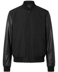 Gucci - Fabric Bomber Jacket With Nappa Sleeves - Lyst