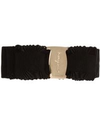 Ferragamo - Ferragamo Vara Bow Logo-Engraved Hair Clip - Lyst