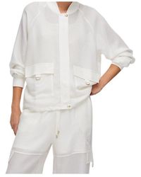 Liu Jo - Long Sleeve Bomber Jacket - Lyst