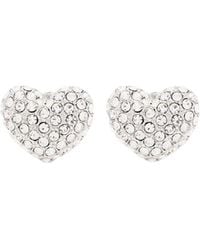 Marc Jacobs - The Heart Pave Earrings - Lyst
