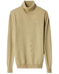 Lemaire - Ribbed Turtleneck Knitted Sweater - Lyst