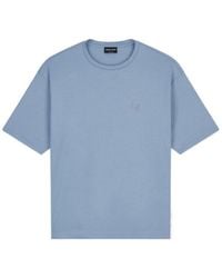 Giorgio Armani - Logo Embroidered Crewneck T-Shirt - Lyst