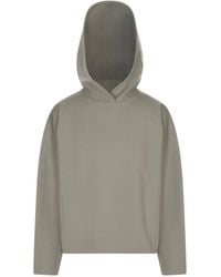 Max Mara - Hooded Long-Sleeved Hoodie - Lyst