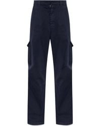 Dolce & Gabbana - Logo-Plaque Straight Leg Cargo Trousers - Lyst