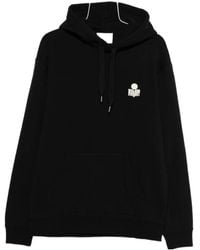 Isabel Marant - Matte Logo-Embroidered Hoodie - Lyst