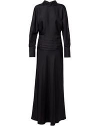 Rohe - Silk Long-Sleeved Dress - Lyst