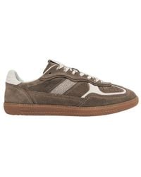 Alohas - Topstitched Low-Top Sneakers - Lyst