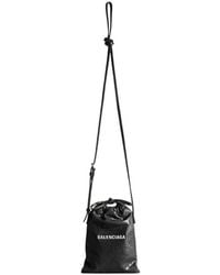 Balenciaga - Shopper Drawstring Phone Holder - Lyst