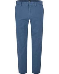 BOSS - Slimfit Minimalist Trousers - Lyst