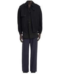 MM6 by Maison Margiela - Cotton Twill Jacket - Lyst