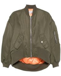 JW Anderson - Jw Anderson Curved-Hem Zipped Bomber Jacket - Lyst