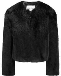 Stand Studio - Zip-Up Faux Fur Jacket - Lyst