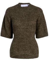 Proenza Schouler - Dana Short-Sleeve Sweater - Lyst