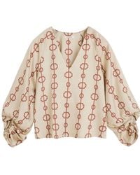 By Malene Birger - Salia Printed Top - Lyst