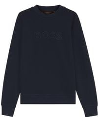 BOSS - Relaxed-Fit Sweatshirt - Lyst