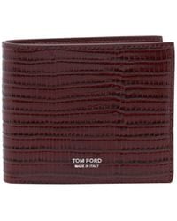 Tom Ford - Textured Bifold Wallet - Lyst