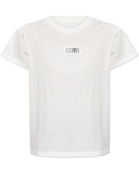 MM6 by Maison Margiela - Relaxed Fit Cotton T-Shirt - Lyst