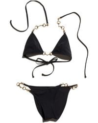 Gucci - Horsebit Detailed Two-Piece Bikini - Lyst