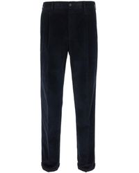 Pt Pantaloni - Pt Torino Pleated Straight Leg Pants - Lyst