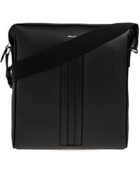Bally - Mythos Logo Lettering Striped Messenger Bag - Lyst