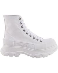 McQueen - Lace-Up Chunky Sneakers - Lyst