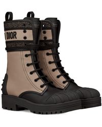 カナージュ♪【 Dior 】D-Major ツイード カーフスキン ブーツ DIOR | D-Major ブーツ カナージュ ツイード & カーフスキン