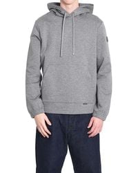 Moncler - Logo Patch Drawstring Hoodie - Lyst