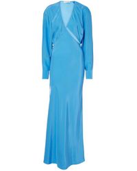 Christopher Esber - Cutout Silk Maxi Dress - Lyst
