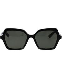 McQueen - Eyewear	Geometric Frame Sunglasses - Lyst
