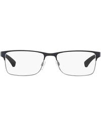 Emporio Armani - Rectangualr Frame Glasses - Lyst