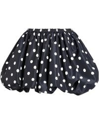 Patou - Elasticated-Waist Polka-Dot Mini A-Line Skirt - Lyst