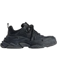 Balenciaga - Triple S Sporty Lace-Up Sneakers - Lyst