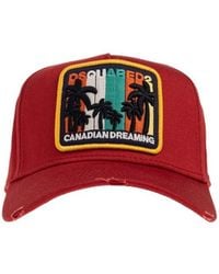 DSquared² - Summer Vintage Patch Distressed Baseball Cap - Lyst