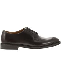 Doucal's - Almond Toe Lace-Up Derby Shoes - Lyst