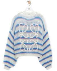 Loewe - Anagram Knitted Jumper - Lyst