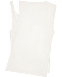 Courreges - Courrèges Oblique 90's Rib Top - Lyst