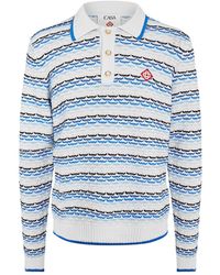 CASABLANCA - Striped Sweater - Lyst