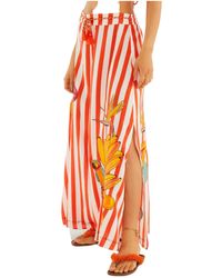 FARM Rio - Striped Palazzo Pants - Lyst