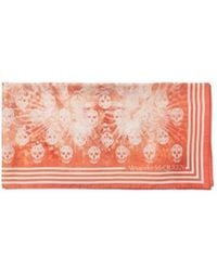 McQueen - Skull-Pattern Scarf - Lyst
