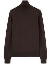 Agnona - Ribbed-Knit Turtleneck Sweater - Lyst