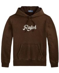 Polo Ralph Lauren - Logo-Print Drawstring Hoodie - Lyst
