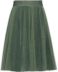 Dolce & Gabbana - Solid-Colored Mesh A-Line Skirt - Lyst
